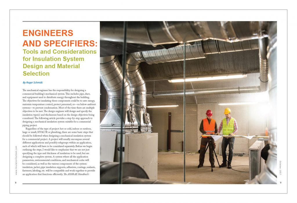 Insulation Engineering Engineers and Specifiers: Tools and Considerations for Insulation ...
