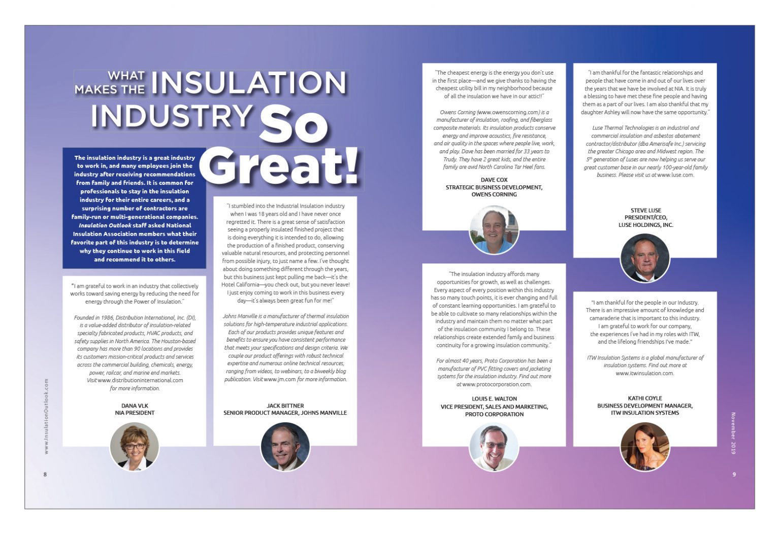 What Makes the Insulation Industry So Great! Insulation Outlook Magazine