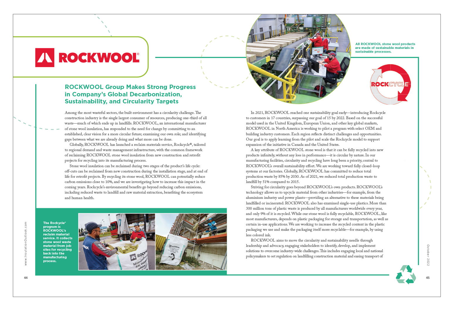 Building materials profile: ROCKWOOL