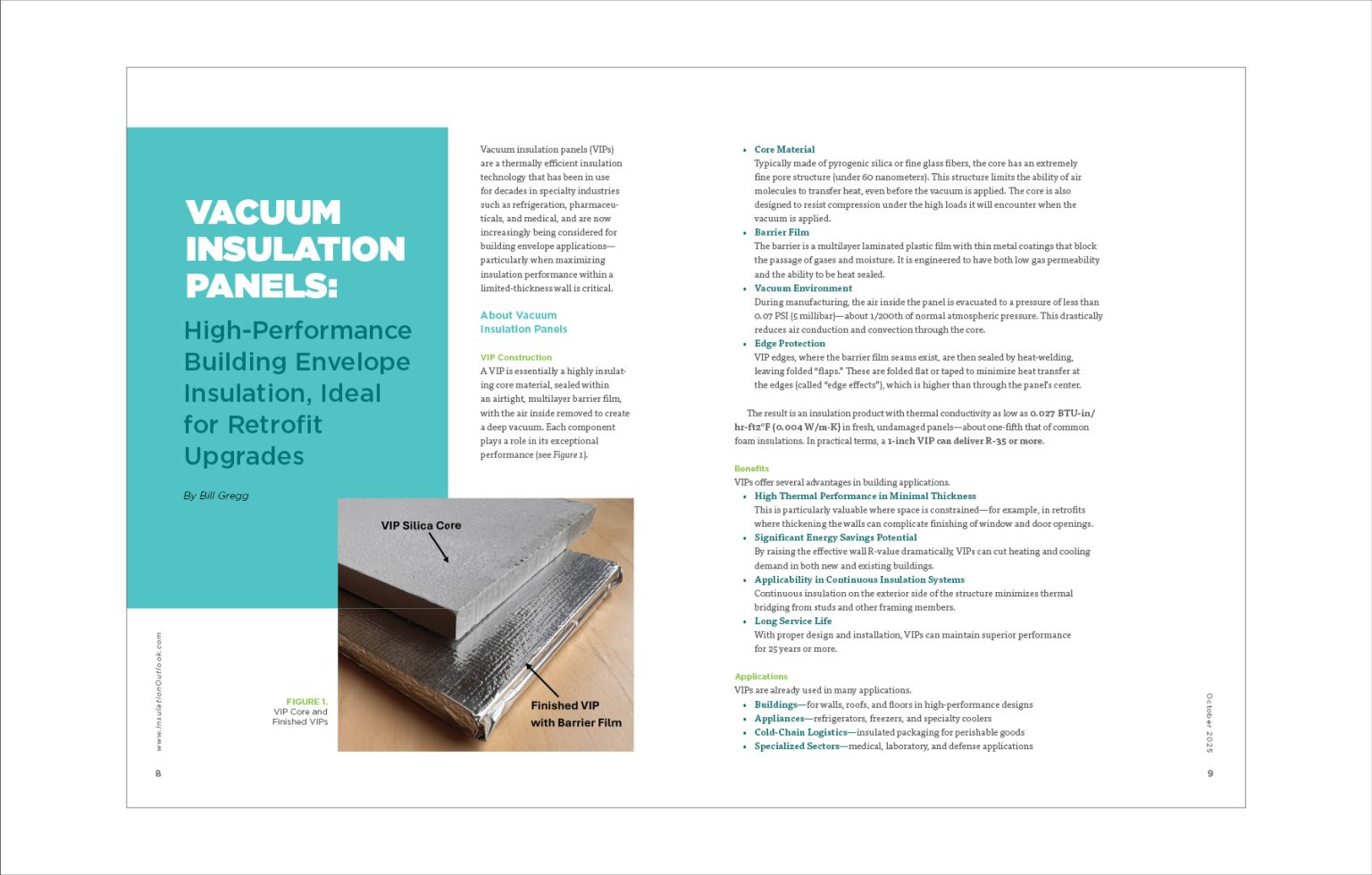 View of Vacuum Insulation Panels: High-Performance Building Envelope Insulation ...