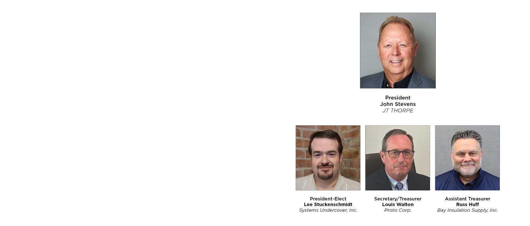 2026-2027 NIA Board Members